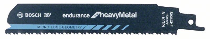 SABRE SAW BLADE FOR HEAVY METAL S 936 CHF PACK 5 